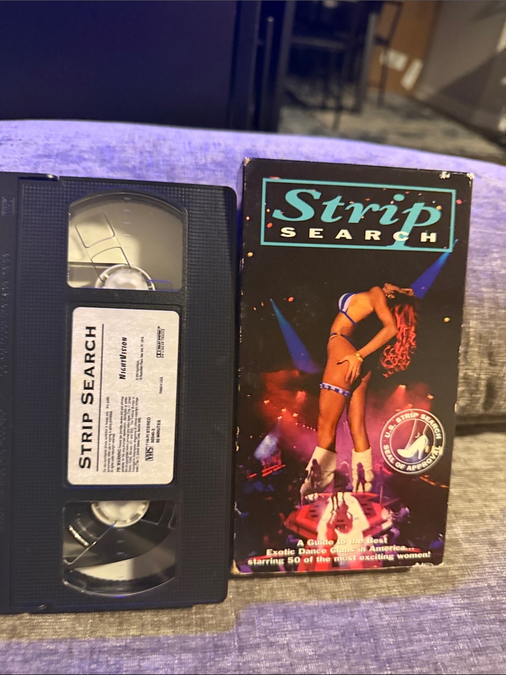 Strip Search VHS Vintage Exotic Dance Clubs in America NightVision Rare Video